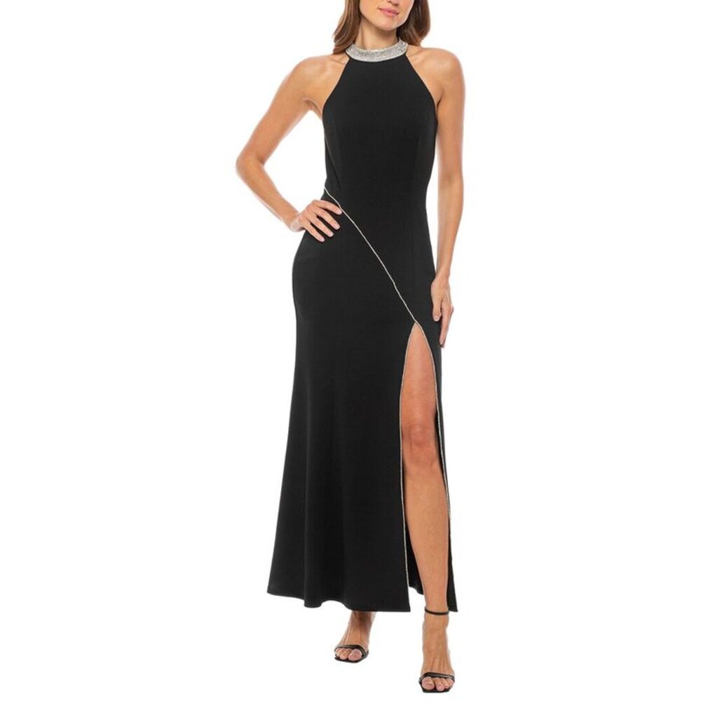Oleg Cassini Womens  Halter Dress